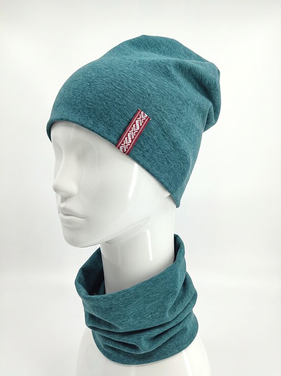 Hat Ornament emerald green