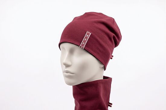 Cepure Ornaments bordo