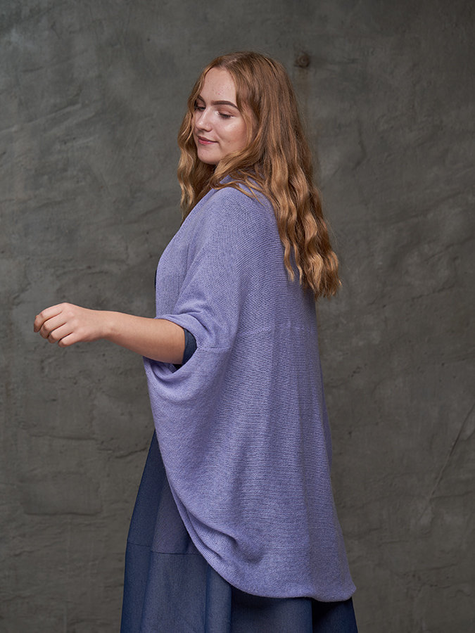 Adīta jaka gaiši lillā,ceriņu