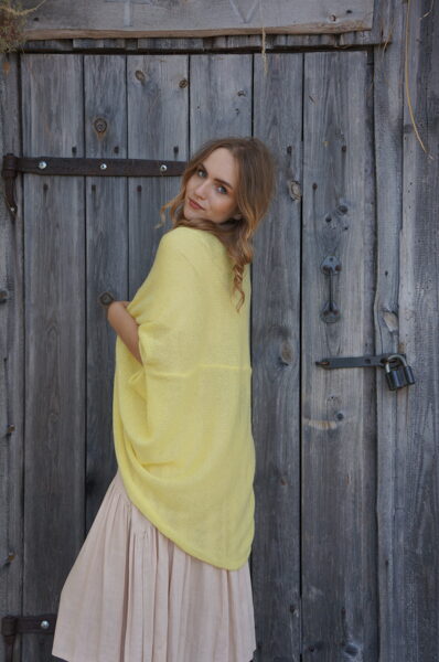 Adīta kidmohēras jaka Citrons