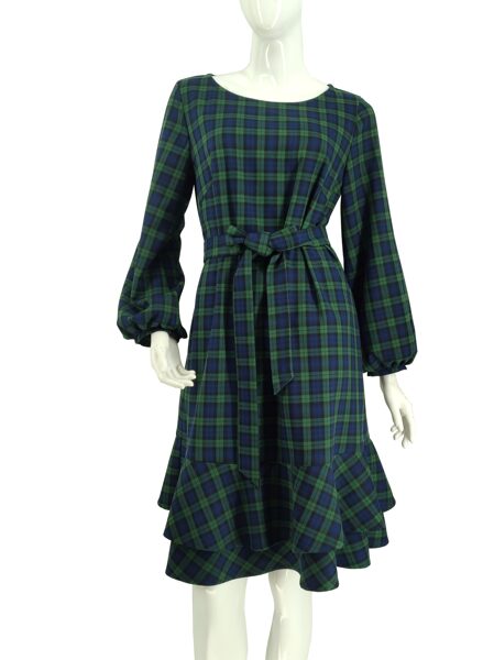 Kleita ar dubulto volānu zaļganzila